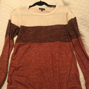 Pink clover brushed knit top